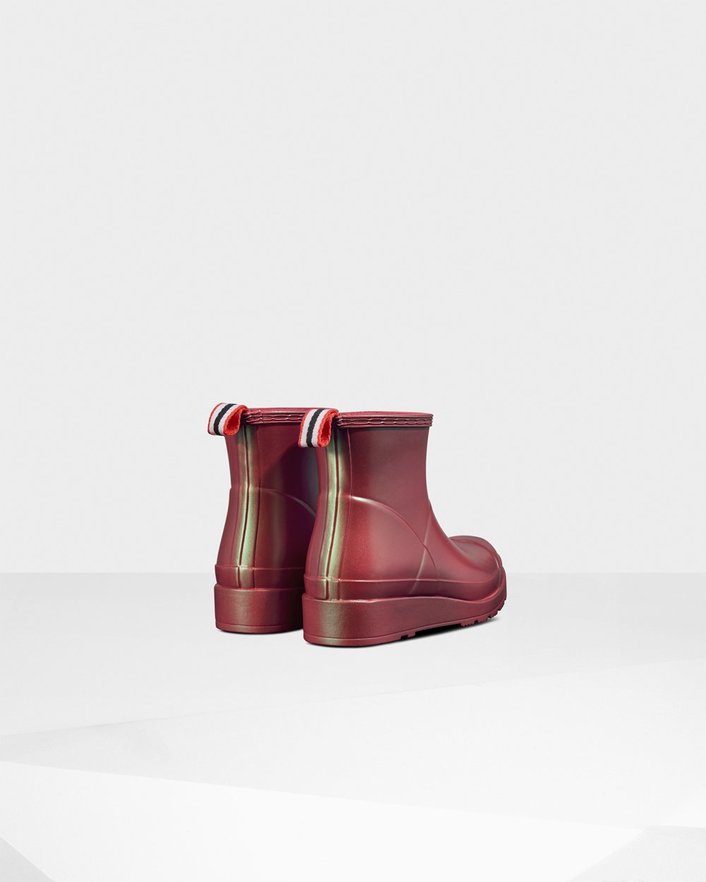 Hunter Play Støvler Dame Lyserød | Original Short Nebula Rain | UCHQX-9524